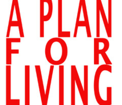 A Plan for Living 2025 exhibition invitation detail